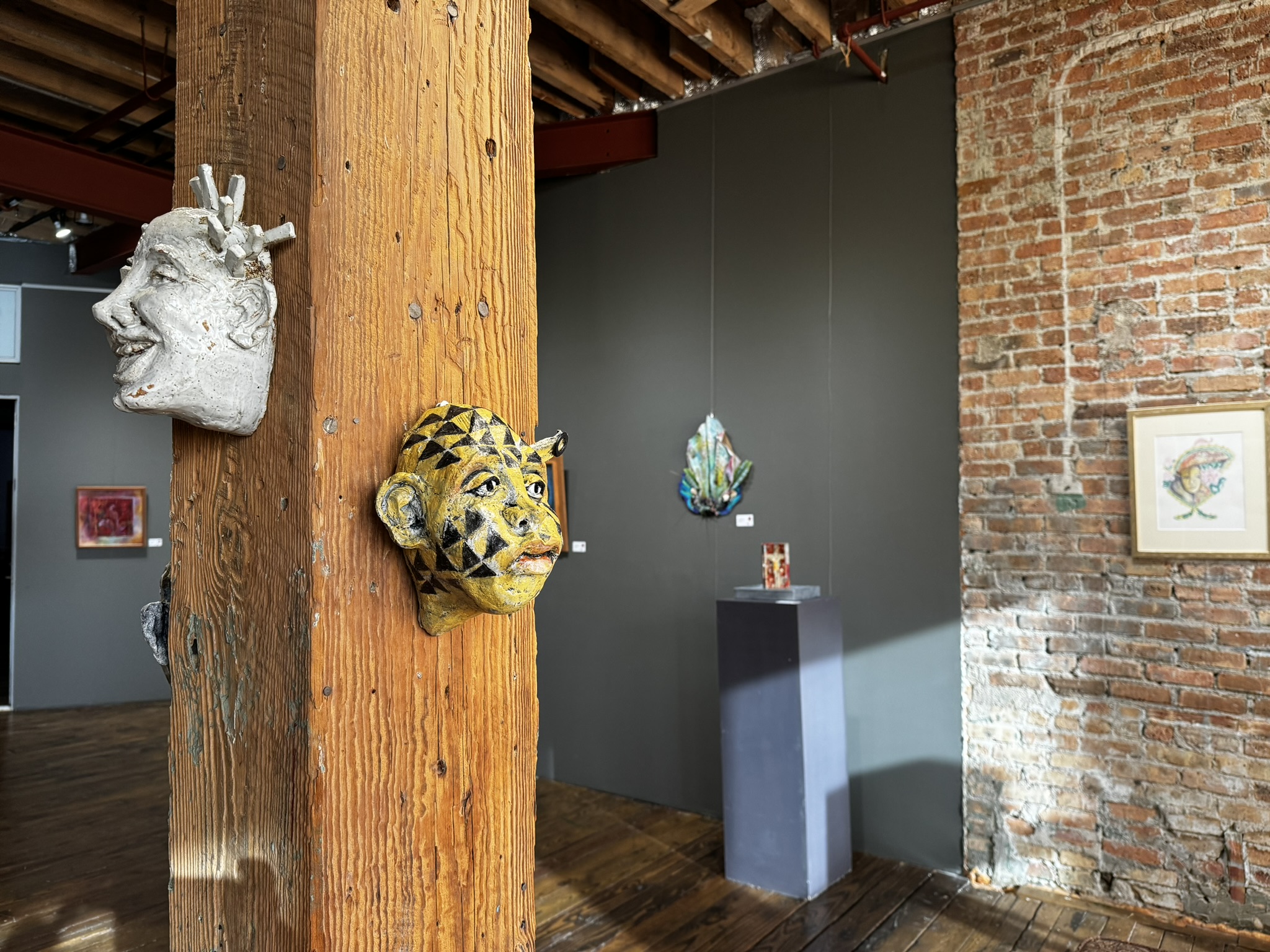 mask exhibition gallery view